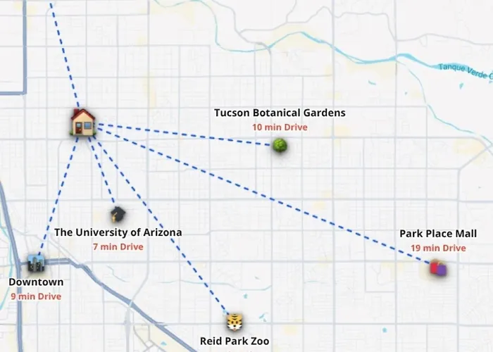 Apartment 2-bed Condo, Cook-ready Kitchen, And Laundry, 5-8 Minutes From Of Arizona And Downtown *